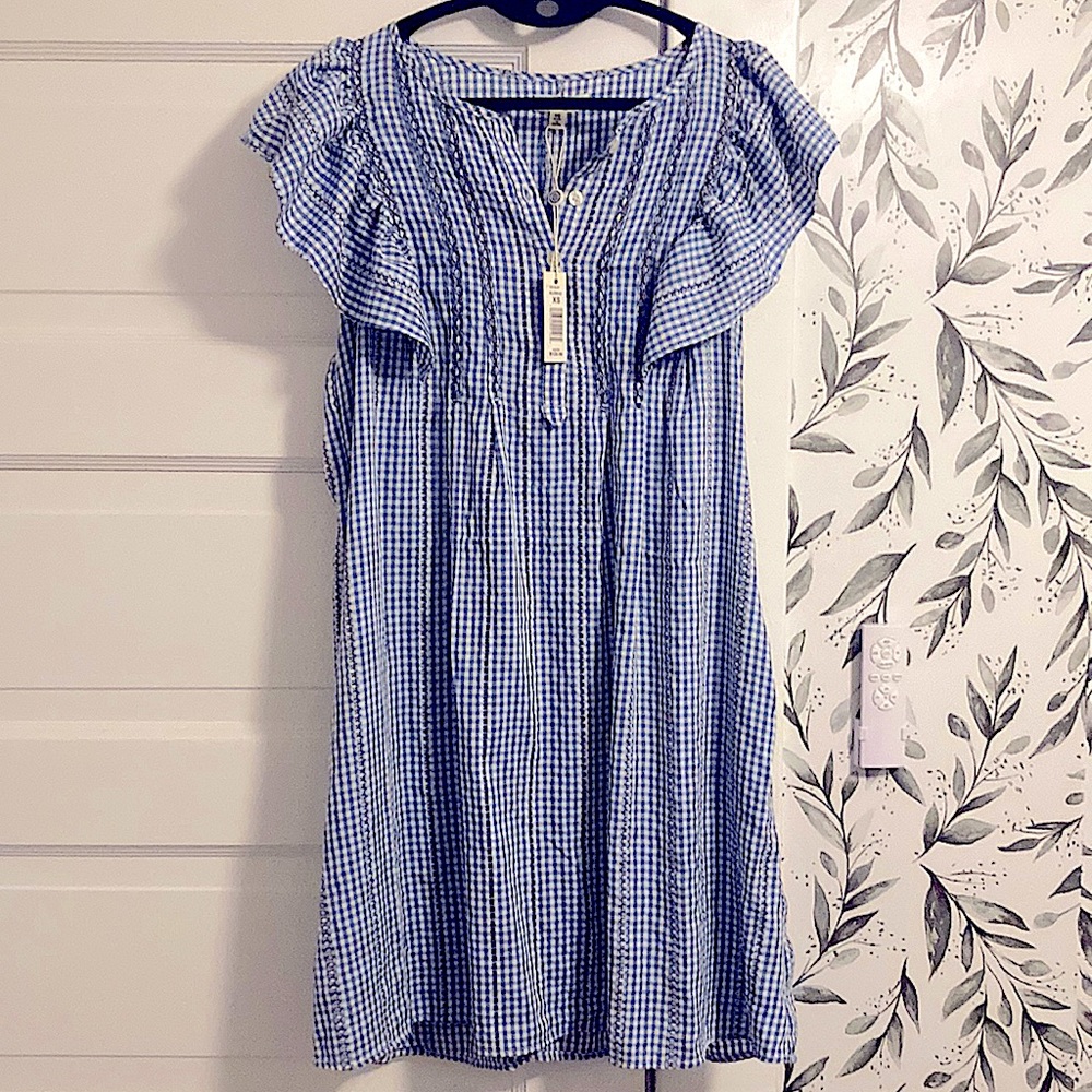 Max studio light linen dress